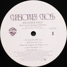 Carica l&#39;immagine nel visualizzatore di Gallery, Christopher Cross : Another Page (LP, Album)
