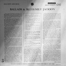 Carica l&#39;immagine nel visualizzatore di Gallery, Milt Jackson : Ballads &amp; Blues (LP, Album, Mono)
