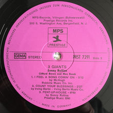 Carica l'immagine nel visualizzatore di Gallery, Sonny Rollins : 3 Giants! (LP, Album, RE)
