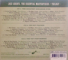 Carica l'immagine nel visualizzatore di Gallery, Various : Jazz Greats, The Essential Masterpieces / Trilogy (3xCD, Comp)
