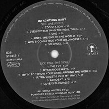 Carica l&#39;immagine nel visualizzatore di Gallery, U2 : Achtung Baby (LP, Album, SNA)
