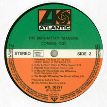 Carica l&#39;immagine nel visualizzatore di Gallery, The Manhattan Transfer : Coming Out (LP, Album, RE)
