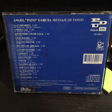 Carica l&#39;immagine nel visualizzatore di Gallery, Angel &quot;Pato&quot; Garcia : Mensaje De Tango (CD, Album)
