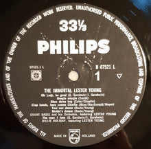 Carica l&#39;immagine nel visualizzatore di Gallery, Lester Young : The Immortal Lester Young (LP, Comp, Mono)
