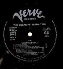 Carica l&#39;immagine nel visualizzatore di Gallery, The Oscar Peterson Trio : Night Train Vol.3 (LP, Comp, RE)
