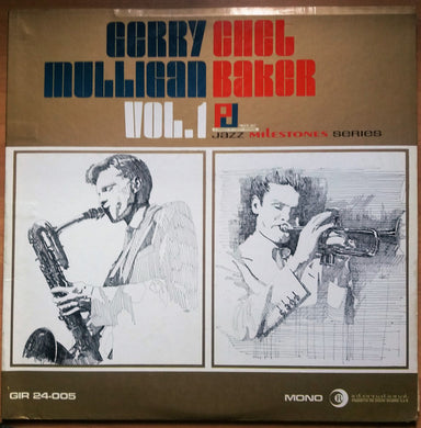 Gerry Mulligan / Chet Baker : Gerry Mulligan / Chet Baker Vol. 1 (LP, Comp, Mono)