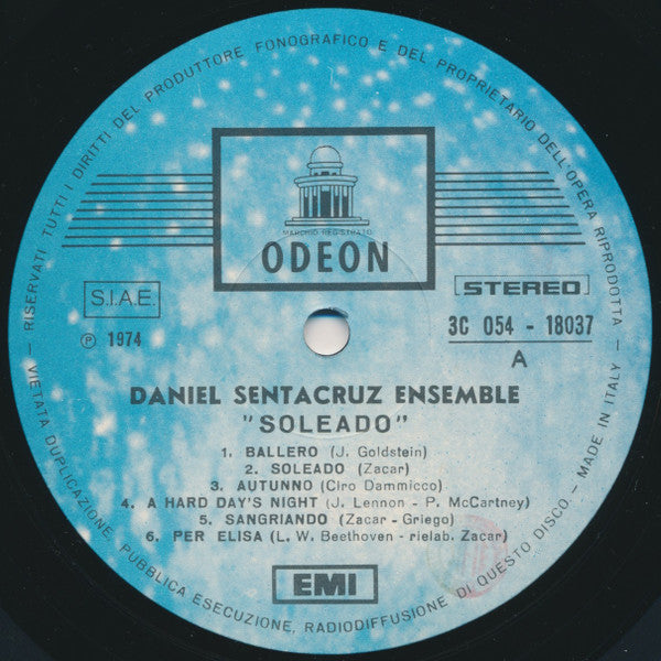 Daniel Sentacruz Ensemble : Soleado (LP, Album)