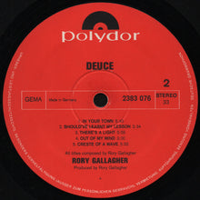 Carica l'immagine nel visualizzatore di Gallery, Rory Gallagher : Deuce (LP, Album, Ham)

