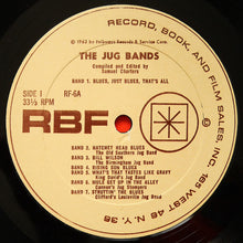 Carica l&#39;immagine nel visualizzatore di Gallery, Various : The Jug Bands (LP, Comp, Red)
