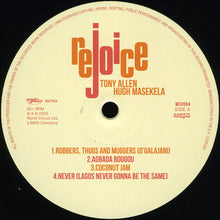 Carica l'immagine nel visualizzatore di Gallery, Tony Allen And Hugh Masekela : Rejoice (LP, Album, 180)
