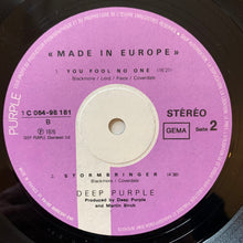 Carica l'immagine nel visualizzatore di Gallery, Deep Purple : Made In Europe (LP, Album, Gat)
