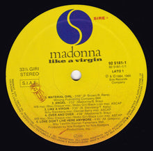 Carica l&#39;immagine nel visualizzatore di Gallery, Madonna : Like A Virgin (LP, Album, RE, Whi)
