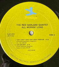 Carica l'immagine nel visualizzatore di Gallery, The Red Garland Quintet : All Mornin’ Long (LP, Album, RE, Car)
