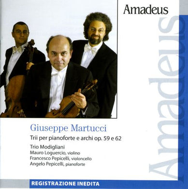 Giuseppe Martucci / Trio Modigliani : Trii Per Pianoforte E Archi Op.59 E 62 (CD, Album, Reg)