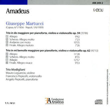 Carica l&#39;immagine nel visualizzatore di Gallery, Giuseppe Martucci / Trio Modigliani : Trii Per Pianoforte E Archi Op.59 E 62 (CD, Album, Reg)
