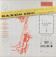 Carica l&#39;immagine nel visualizzatore di Gallery, Coleman Hawkins, Zoot Sims, Phil Woods : Saxes Inc. (CD, Album, RE)
