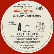 Carica l&#39;immagine nel visualizzatore di Gallery, Exploding White Mice : Fear (Late At Night) (7&quot;, Single, Ltd, Red)
