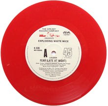 Carica l&#39;immagine nel visualizzatore di Gallery, Exploding White Mice : Fear (Late At Night) (7&quot;, Single, Ltd, Red)
