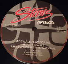 Carica l'immagine nel visualizzatore di Gallery, Segun Adewale : Play For Me (LP)
