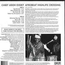 Carica l&#39;immagine nel visualizzatore di Gallery, Chief Udoh Essiet : Afrobeat Highlife Crossing (LP, Album)
