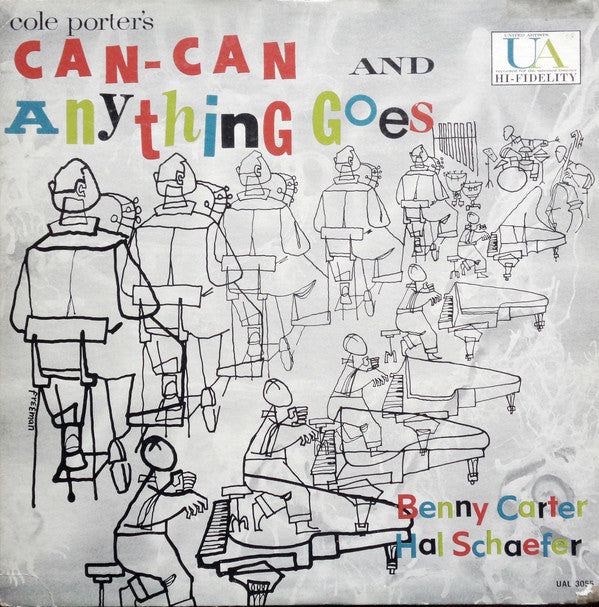 Benny Carter & Hal Schaefer : Cole Porter's Can-Can And Anything Goes (LP, Album)