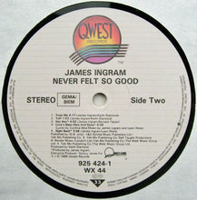 Carica l&#39;immagine nel visualizzatore di Gallery, James Ingram : Never Felt So Good (LP, Album)
