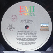 Carica l&#39;immagine nel visualizzatore di Gallery, David Bowie : Let&#39;s Dance (LP, Album)
