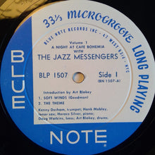 Carica l&#39;immagine nel visualizzatore di Gallery, Art Blakey &amp; The Jazz Messengers : At The Cafe Bohemia Volume 1 (LP, Album, Mono, RP, 47 )
