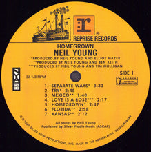 Carica l'immagine nel visualizzatore di Gallery, Neil Young : Homegrown (LP, Album)
