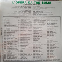 Carica l&#39;immagine nel visualizzatore di Gallery, Bertolt Brecht / Kurt Weill / Erika Helmke / Erich Ponto / Kurt Gerron / Willy Trenk-Trebitsch / Lotte Lenya / Lewis Ruth Band / Theo Mackeben : L&#39;Opera Da 3 Soldi (LP, Album)
