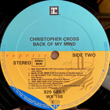 Carica l&#39;immagine nel visualizzatore di Gallery, Christopher Cross : Back Of My Mind (LP, Album)
