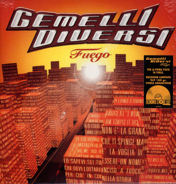 Gemelli Diversi : Fuego (2xLP, Num, S/Edition, Ora)