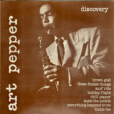 Art Pepper : Discoveries (LP, Album, Comp, Mono)