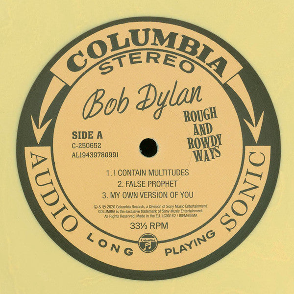 欧2discs LP Bob Dylan Rough And Rowdy Ways 19439780991 Sony Music, Columbia /00660 Bob Dylan - Rough and Rowdy Ways - Amazon.com Music