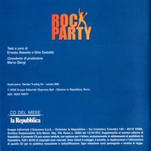 Carica l'immagine nel visualizzatore di Gallery, Various : Rock Party - CD Del Mese La Repubblica (2xCD, Comp)
