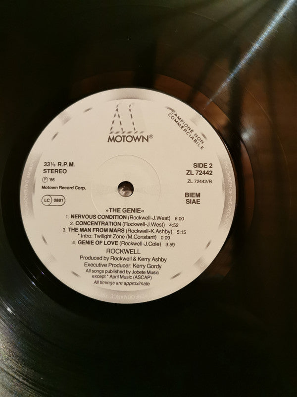 Rockwell : The Genie (LP, Promo, W/Lbl)