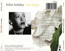 Carica l&#39;immagine nel visualizzatore di Gallery, Billie Holiday : Love Songs (CD, Comp)
