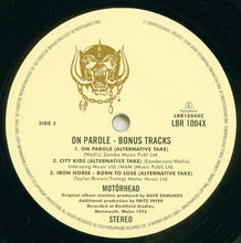 Carica l&#39;immagine nel visualizzatore di Gallery, Motörhead : On Parole (LP, Album, RE + LP + RSD, Comp, RM, Exp)
