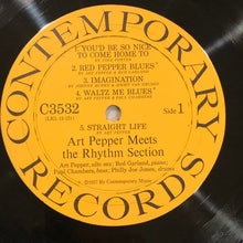 Carica l&#39;immagine nel visualizzatore di Gallery, Art Pepper : Art Pepper Meets The Rhythm Section (LP, Album, Mono, Red)
