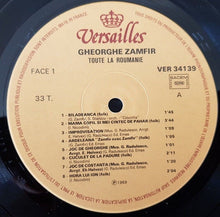 Carica l'immagine nel visualizzatore di Gallery, Gheorghe Zamfir : Toute La Roumanie (LP, Comp, RE)
