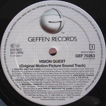 Carica l&#39;immagine nel visualizzatore di Gallery, Various : Vision Quest (Original Motion Picture Sound Track) (LP)
