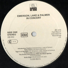 Carica l&#39;immagine nel visualizzatore di Gallery, Emerson, Lake &amp; Palmer : In Concert (LP, Album)
