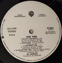 Carica l&#39;immagine nel visualizzatore di Gallery, Al Jarreau : This Time (LP, Album, Promo)
