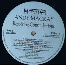 Carica l&#39;immagine nel visualizzatore di Gallery, Andy Mackay : Resolving Contradictions (LP, Album, RE)
