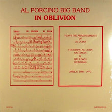 Carica l&#39;immagine nel visualizzatore di Gallery, Al Porcino Big Band : In Oblivion (LP, Album)
