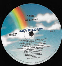 Carica l&#39;immagine nel visualizzatore di Gallery, Joe Sample : Oasis (LP, Album, Pin)

