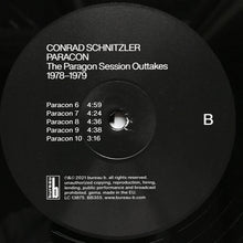 Carica l&#39;immagine nel visualizzatore di Gallery, Conrad Schnitzler : Paracon (The Paragon Session Outtakes 1978-1979) (LP, Album)
