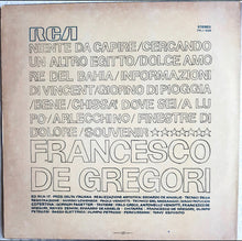 Carica l&#39;immagine nel visualizzatore di Gallery, Francesco De Gregori : Francesco De Gregori (LP, RE, Sin)
