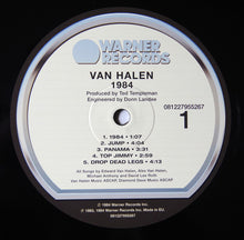 Carica l&#39;immagine nel visualizzatore di Gallery, Van Halen : 1984 (LP, Album, RE, RM, RP, 30t)
