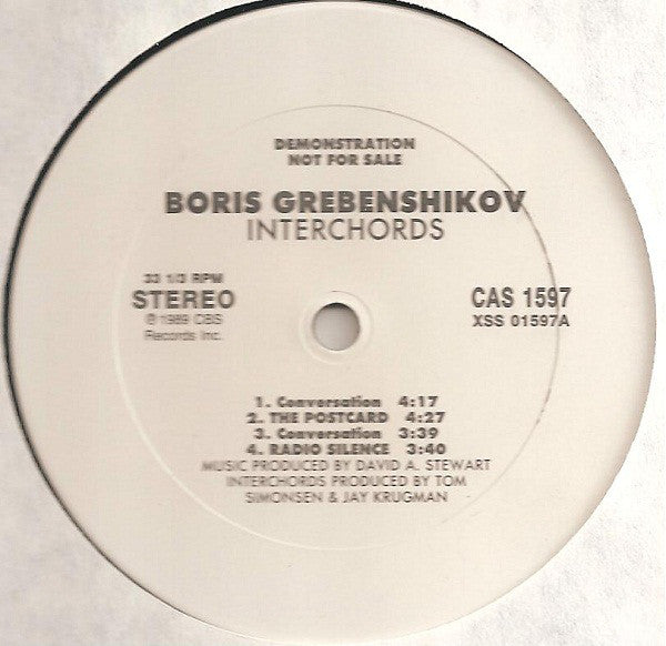 Борис Гребенщиков : Interchords (12